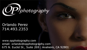 Orlando Perez Photography Business Card Sample