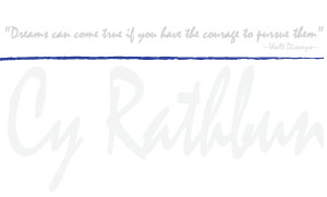 cy rathbun business card back