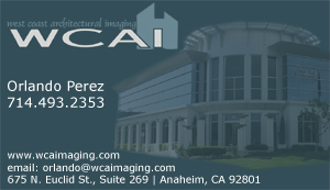 West Coast Architectural Imaging Business Card Sample