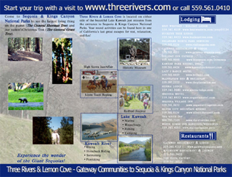 Three Rivers tri-fold brochure sample